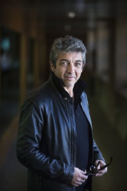 Ricardo Darín, retratado en la redacción de EL PAÍS.