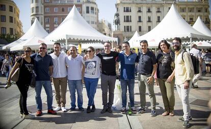 Varios de los chefs participantes en la cuarta edición del Córdoba Califato Gourmet.
