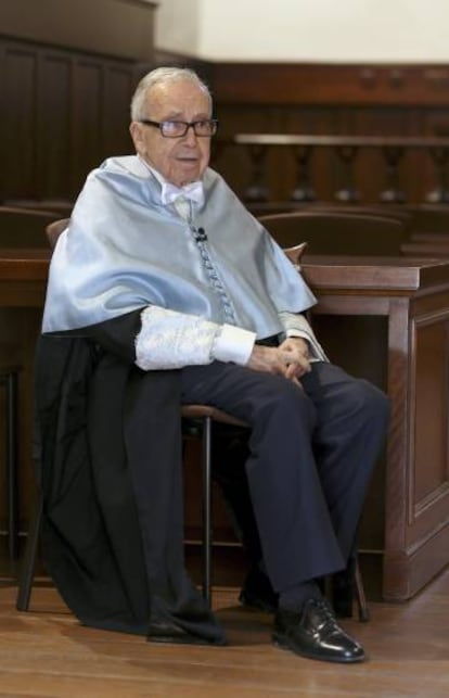El poeta cordobés Pablo García Baena, el 20 de abril de 2017.