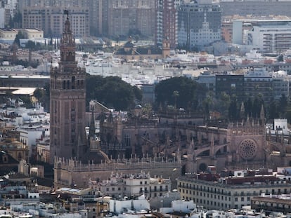 La Giralda de la catedral de Santa María de la Sede en Sevilla, en una imagen de septiembre de 2019.