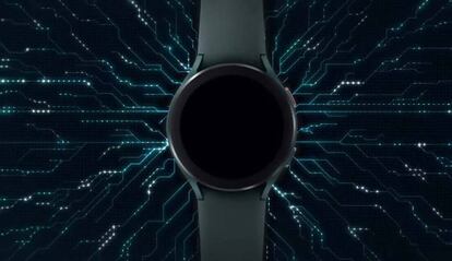 Samsung Galaxy Watch4  con fondo