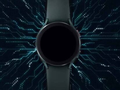 Samsung Galaxy Watch4  con fondo