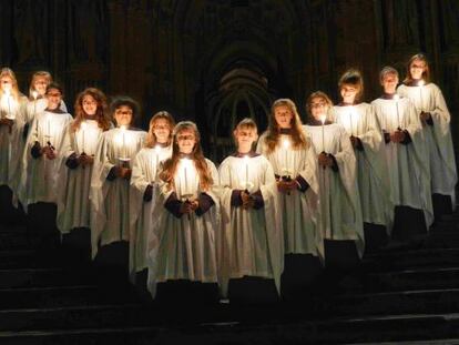Coro femenino de la catedral de Canterbury, en Inglaterra.