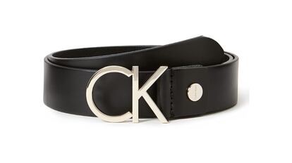 Cinturón negro de Calvin Klein