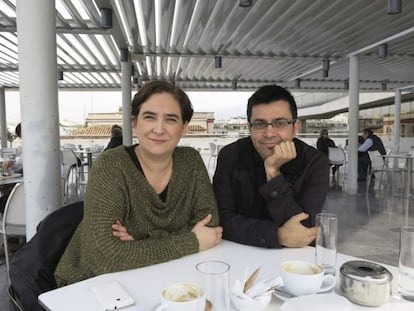 Ada Colau i Gerardo Pisarello, integrants de Guanyem. 