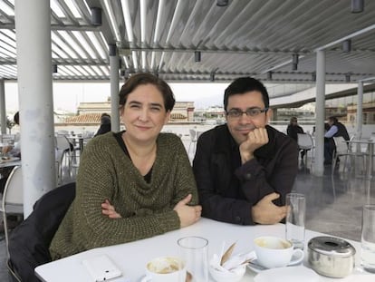 Ada Colau i Gerardo Pisarello, integrants de Guanyem.