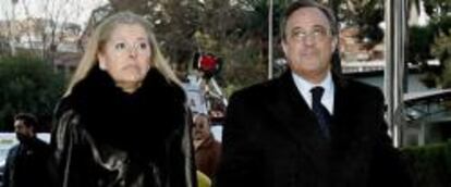 Florentino Pérez y su esposa, Pitina Sandoval