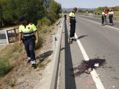 El lloc on s'ha produït l'accident.