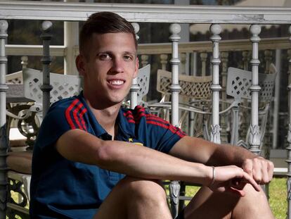 Dani Olmo en la concentración de la sub-21.