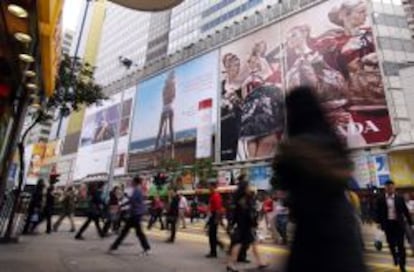 Imagen de Causeway Bay, en Hong Kong.