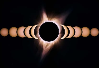 Eclipse solar foto