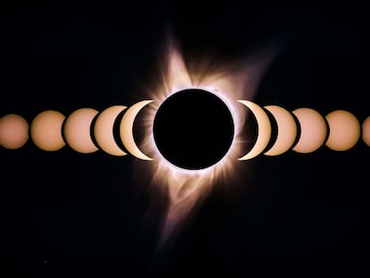 Eclipse solar foto