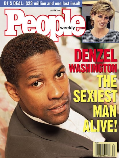 "Eu não me levo muito em sério", disse Denzel Washington em 1996. "Nunca parei na frente do espelho e pensei 'Hey como sou sexy'".