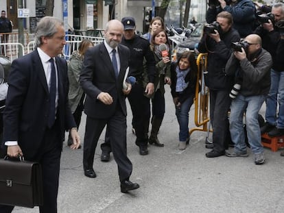 El expresidente andaluz Manuel Chaves, comparece en el Tribunal Supremo por el caso de los Eres.