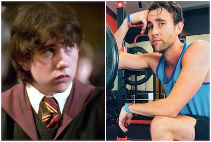 <strong>¿Quién es?</strong> El actor británico que dio vida a Neville Longbottom en la saga ‘Harry Potter’, el mago más torpe y desaliñado del colegio de magia. <strong>¿Qué se ha hecho?</strong> En 2015 la revista inglesa ‘Attitude’ desvelaba su portada con el actor y los fans de la saga literaria, sorprendidos por su transformación física, convertían a Matthew Lewis en 'trending topic'. Bajo el título: “From Hogwarts to Hottie”, el actor confesaba el intenso entrenamiento al que se sometió para desbancarse del papel de mago y dar vida a Patrick en la peli romanticona ‘Antes de ti’ (2016), de Thea Sharrock, donde compartió reparto de Emilia Clark y Sam Claflin. En la actualidad, sigue yendo al gimnasio y no deja de dar sorpresas. ¿La última? Su boda en secreto con la también actriz Angela Jones, 21 años mayor que él. En la imagen: Lewis como Neville Longbottom en las primeras películas de 'Harry Potter', y el actor en el gimnasio, en una foto publicada recientemente en su Instagram bajo el título: "Todavía arrastro un poco de peso de las vacaciones".