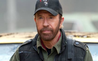 Chuck Norris, em uma imagem de 2012.