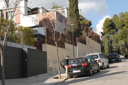 Exterior de la casa de los duques de Palma, en el barrio de Pedralbes, en Barcelona