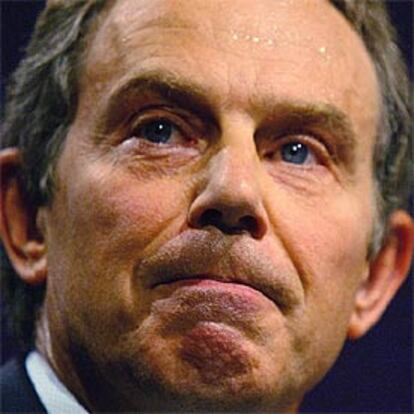 Tony Blair, durante un congreso de los laboristas británicos.