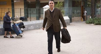 El concejal del PP Ignacio Roman&iacute; a su llegada a los juzgados, el pasado mes de diciembre.