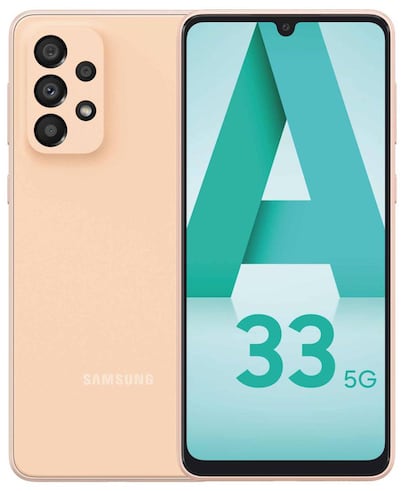 Samsung Galaxy A33 5G dorado