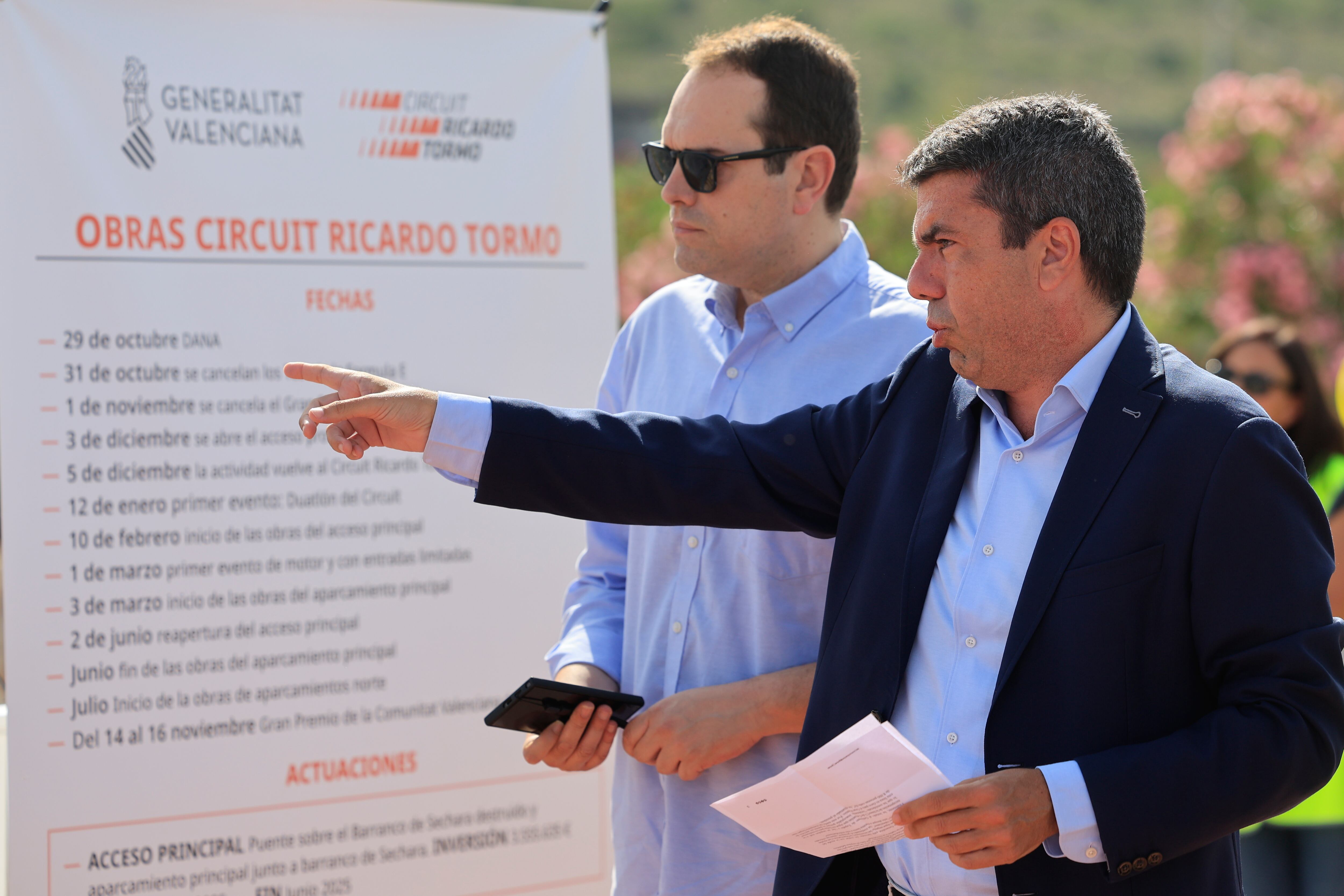 Los coches oficiales de cuatro `consellers’ de Mazón dejaron de prestar servicio en lo peor de la dana