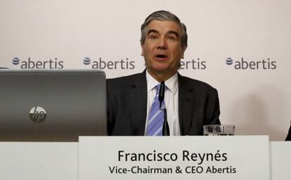 El vicepresidente y consejero delegado de Abertis, Francisco Reynés