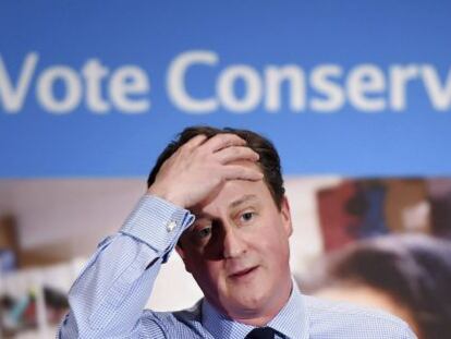 El primer ministro brit&aacute;nico, David Cameron