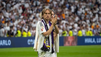 Luka Modric, el pasado sábado en el Bernabéu.