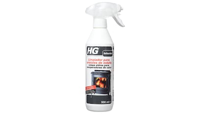 Este limpiador en gel, de la firma HG, sirve para eliminar la suciedad incrustada del cristal del horno.