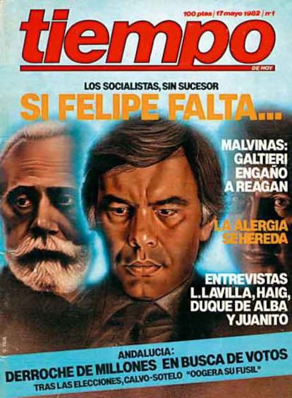 Portada del primer número de <i>Tiempo. </i>