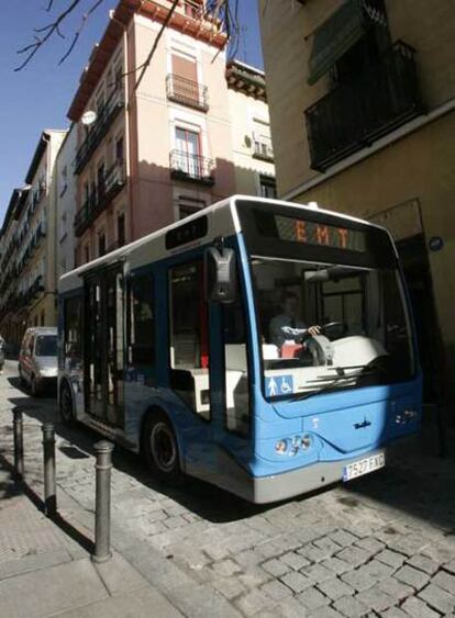 Uno de los nuevos microbuses que circularán por Centro.