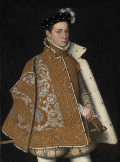 Retrato de Alejandro Farnesio, de la artista Sofonisba de Anguissola, que se encuentra en el Museo Nacional de Irlanda (Dublín).