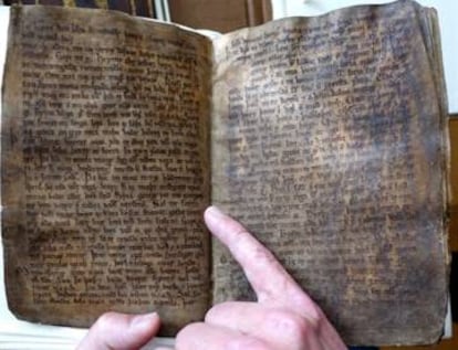 El códice 'Codex Regius', el texto más antiguo que recoge buena parte del folclore, mitos y leyendas nórdicas, contiene el poema profético Völuspá.