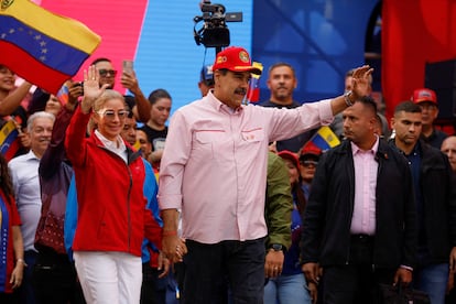 Nicolás Maduro y Cilia Flores