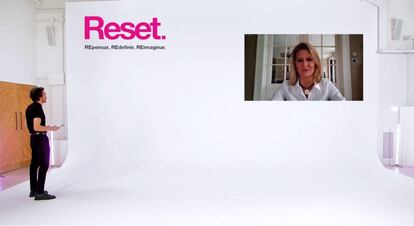 Marie-France Tschudin, Presidenta de Novartis Pharmaceuticals, durante su intervención en Retina Reset
