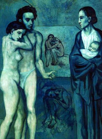 &#39;La vida&#39;, realizada por Pablo Picasso en 1903.