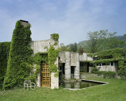 Casa Ottolenghi en Bardolino, Verona, de Carlo Scarpa. 1978.