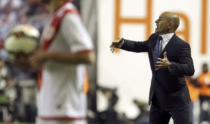 Paco Jémez, durante el partido