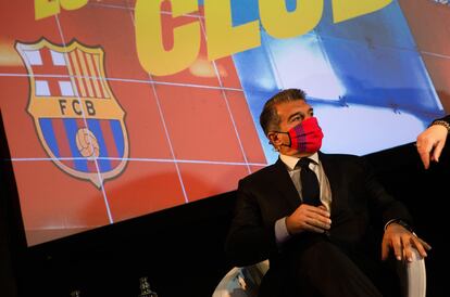Laporta presentó su organigrama para la presidencia del Barça.