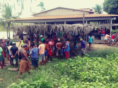 &Aacute;rea onde ocorreu o conflito, em Viana, no Maranh&atilde;o. 