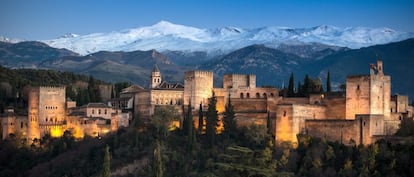 The Alhambra in Granada is Spain’s most-visited monument: over 2.4 million people paid €14 to tour the Nasrid palace complex in 2014. The inside is magnificent, but so is the view of it from several vantage points in the city. This image was taken from the San Miguel lookout point: from here, the Alhambra stands out against the snowy peaks of the Sierra Nevada.