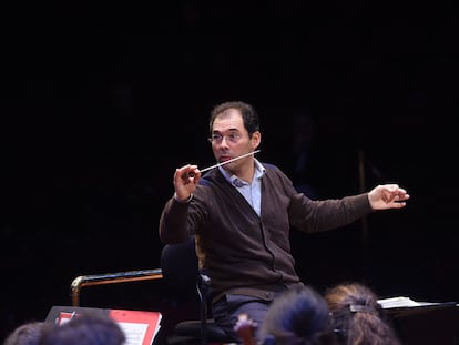 El director ruso Tugan Sokhiev, en una imagen de 2016 en un ensayo de la Orquesta Nacional del Capitole de Toulouse.