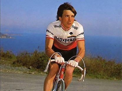 Carlo Tonon, durante el Tour de Francia de 1984