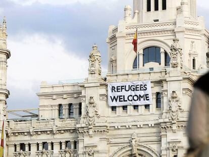 Fachada de l'Ajuntament de Madrid.