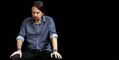 Pablo Iglesias, en un encuentro el s&aacute;bado pasado.