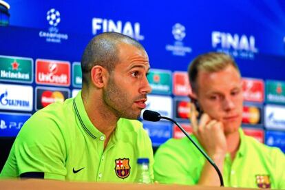 Mascherano i Ter Stegen.