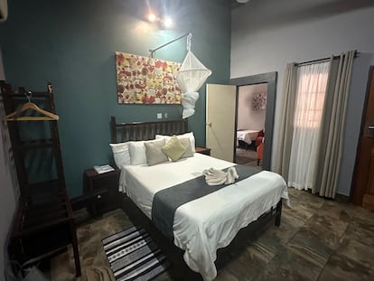 Habitación del hotelThebe River Safaris en Kasane (Botsuana).