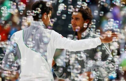 Nadal Y Djokovic AL FINALIZAR LA FINAL