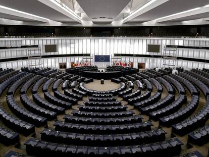 Parlamento europeo de Estrasburgo.