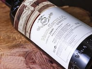 Una botella de Vega Sicilia.